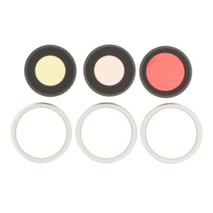 Szkło aparatu do iPhone 17 pro / 17 pro max srebrne
