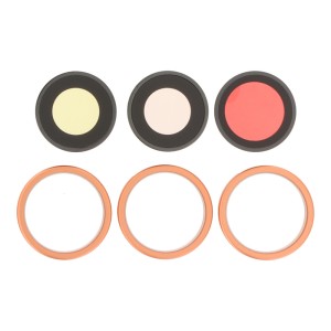 Szkło aparatu do iPhone 17 pro / 17 pro max pomarańczowe