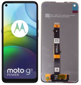 Wyświetlacz LCD digitizer Motorola G9 power (czarny)