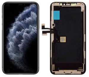 Wyświetlacz OLED Apple iPhone 11 PRO czarny z ramką