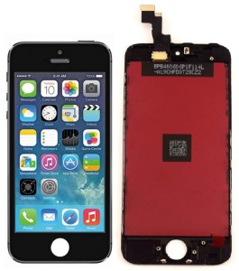 Wyświetlacz LCD Apple iPhone 5S / iPhone SE czarny z ramką