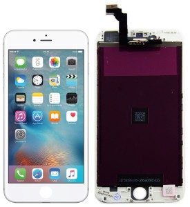 Wyświetlacz LCD Apple iPhone 6 Plus biały z ramką