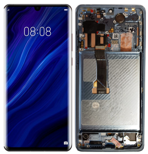 Wyświetlacz OLED do Huawei P30 pro czarny z ramką