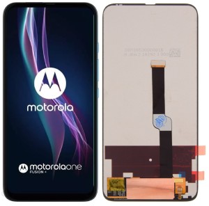 Wyświetlacz LCD Motorola One Fusion Plus czarny