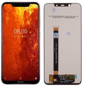 Wyświetlacz LCD Nokia 8.1 czarny