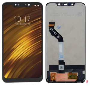 Wyświetlacz LCD Pocophone F1 czarny