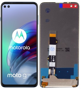 Wyświetlacz LCD digitizer Motorola G100 (czarny)