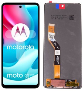 Wyświetlacz LCD digitizer Motorola G60s (czarny)