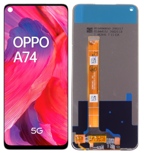Wyświetlacz LCD do Oppo A74 5G (czarny) CPH2197, CPH2263