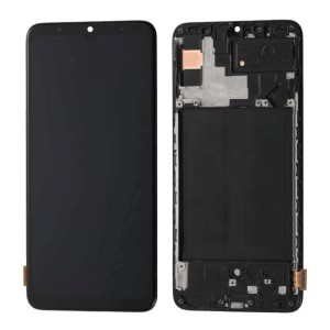 Wyświetlacz OLED do Samsung Galaxy A70 (czarny) z ramką