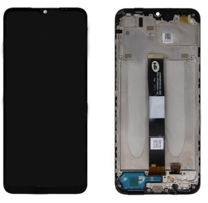 Wyświetlacz LCD do Xiaomi Redmi 9a (czarny) z ramką