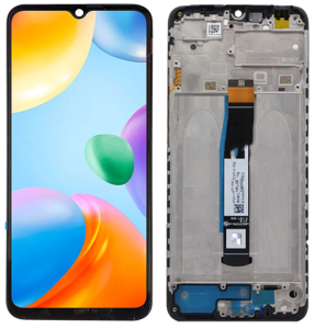 Wyświetlacz LCD do Xiaomi Redmi 10c (czarny) z ramką
