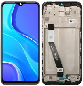 Wyświetlacz LCD do Xiaomi Redmi 9 (czarny) z ramką