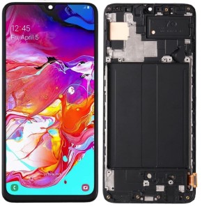 Wyświetlacz LCD do Samsung Galaxy A70 (czarny) z ramką