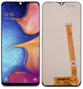 Wyświetlacz LCD Samsung Galaxy A20E czarny