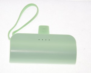Powerbank kieszonkowy 4800mAh - zielony (lightning / USB-C)