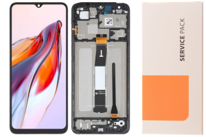 Wyświetlacz LCD z ramką do Xiaomi Redmi 12c  (service pack)