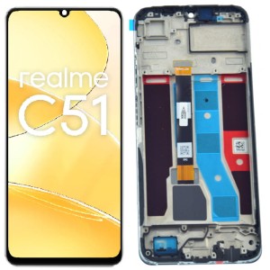 Wyświetlacz LCD z ramką do Realme C51