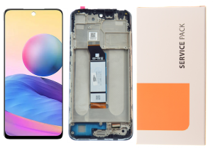 Wyświetlacz LCD z ramką do Xiaomi Redmi note 10 5G  (service pack)