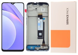 Wyświetlacz LCD z ramką do Xiaomi Redmi 9t  (service pack)