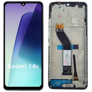 Wyświetlacz do Xiaomi Redmi 14c / Poco c75 2411DRN47C, 2409BRN2CA z ramką