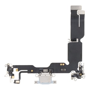 Taśma ze złączem ładowania do iPhone 15 plus niebieskie (oryginał demontaż)