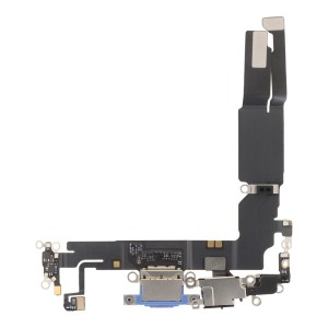 Taśma ze złączem ładowania do iPhone 16 niebieskie (ultramarine) (oryginał demontaż)