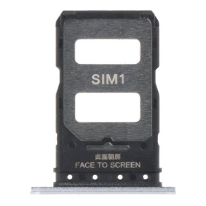 Uchwyt / tacka karty SIM do Xiaomi Redmi Note 13 pro+ 5G srebrna